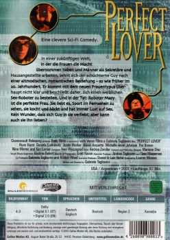 Perfect Lover - Sie ist die Frau, von der jeder Mann träumt - (Vermietrecht) - Einzel-DVD - Neu & OVP